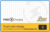 Tarjeta Fines Charging para cargar un coche eléctrico Tarjeta Fines Charging para cargar un coche eléctrico